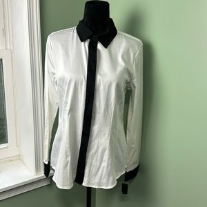 Apt. 9 Elegant Monochrome Button Down Shirt